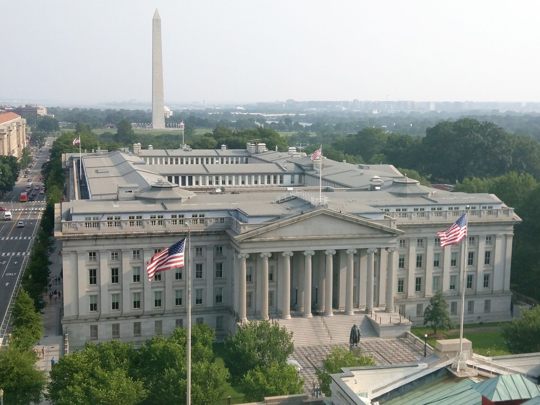 Washington'daki ABD Hazine Bakanlığı binası