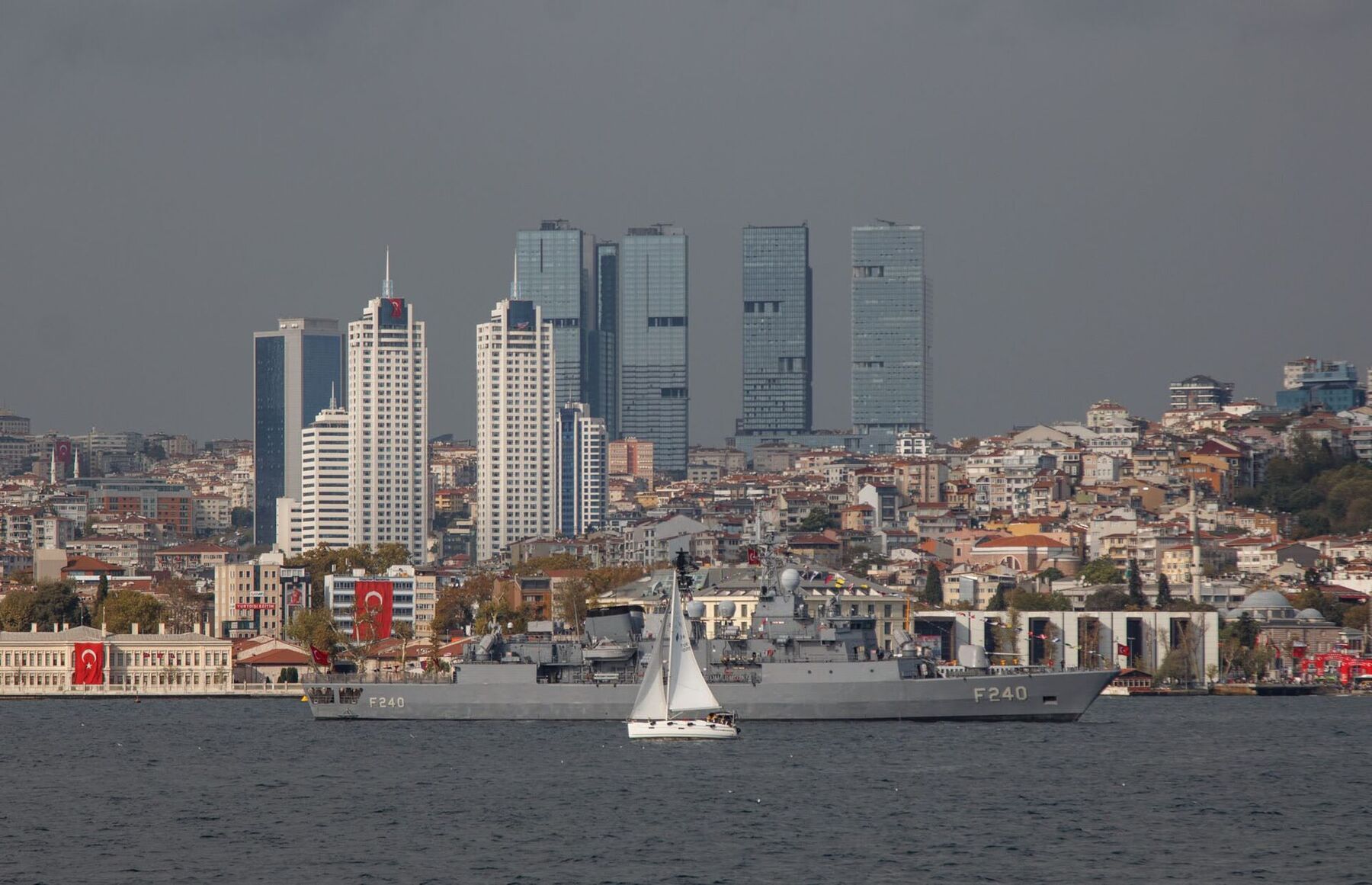 İstanbul'un iş merkezleri silueti
